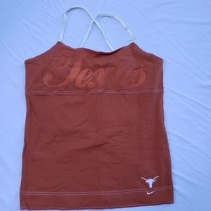 Texas Long Horns Womens Active Nike Tank Top